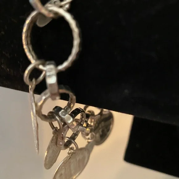 STERLING SILVER 925 Coins Charm Bracelet - Picture 9 of 10